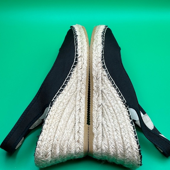 Women’s Vidorreta Black Espadrille Wedges Size 8 - Picture 5 of 10